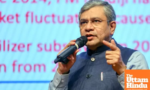 New Delhi: Union Minister Ashwini Vaishnaw addresses a press conference