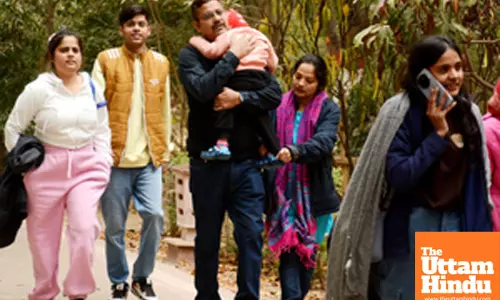Patna: People visit Sanjay Gandhi Biological Park on the first day of the New Year 2025