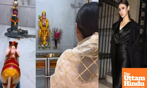 Mouni Roy embraces the divine possibilities this new year