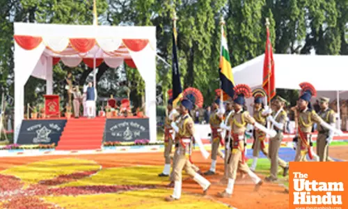 Mumbai: Maharashtra Governor C. P. Radhakrishnan attends the Maharashtra Police Raising Day function