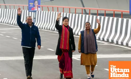 New Delhi: Delhi Chief Minister Atishi inaugurates six-lane Punjabi Bagh flyover