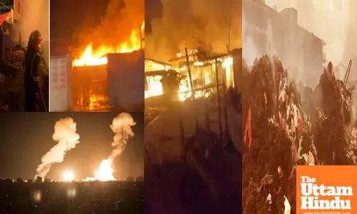 Traders in Ghanas capital struggle as fire ravages Kantamanto Market