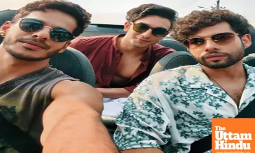 Ishaan, Siddhantha, and Vedang kick off the new year with a dose of boys camaraderie