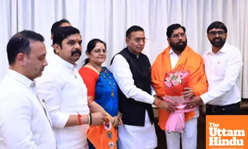 Mumbai: Shivsena UBT leader and former Mayor of Chhatrapati Sambhaji Nagar Nandekumar Ghodile and his wife Anita Ghodile join Shivsena