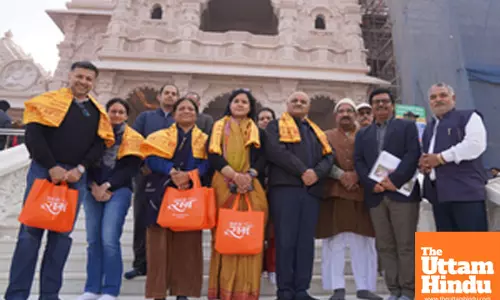 Ayodhya: CBI Director Praveen Sood visits the Shri Ram Janmabhoomi temple