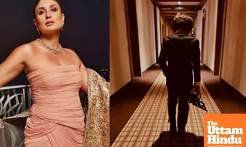 Kareena Kapoor Khan shares pictures of Taimur doing Maa ki seva