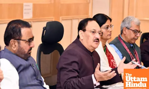 New Delhi: Union Minister JP Nadda chairs the Manthan Shivir organised by the Health Ministry