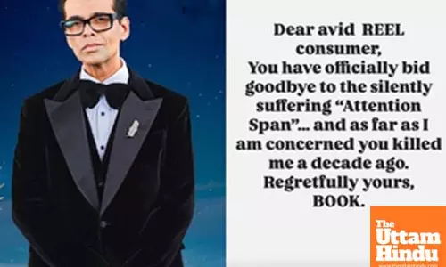 Karan Johar has a profound message for ‘avid reel consumers’