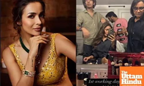 Malaika Arora shares a glimpse of her first working day of 2025