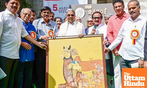 Bengaluru: Karnataka CM Siddaramaiah during the Chitra Santhe 2025