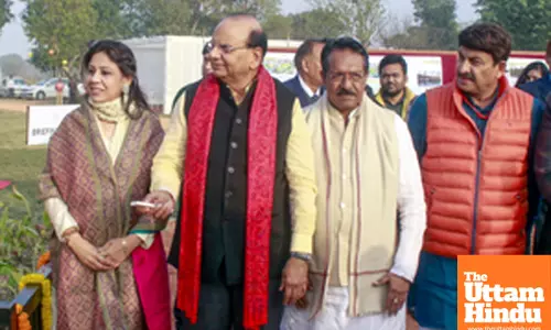 New Delhi: Delhi LG VK Saxena inaugurates Yamuna Vatika
