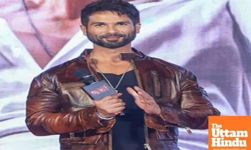 Mumbai: Actor Shahid Kapoor attends the teaser launch of his upcoming film Deva