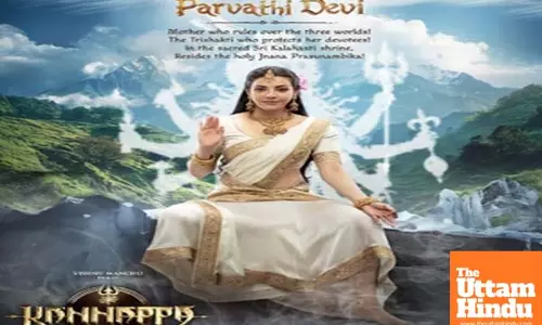 Kajal Aggarwal’s looks ethereal as Parvathi Devi in Kannappa