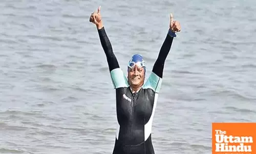 52-Year-Old Andhra Woman Sets Record with 150 km Swim Between Visakhapatnam and Kakinada
