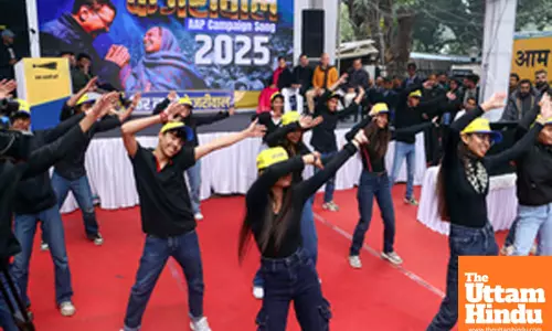 New Delhi: AAP launches campaign song