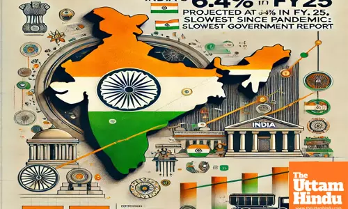 Indias GDP Growth Projected at 6.4% in FY25, Slowest Since Pandemic: Government Report