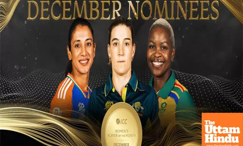 Mandhana, Sutherland, Mlaba nominated for Womens Player of December
