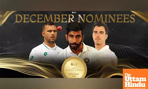 Cummins, Bumrah, Paterson nominated for Mens Player of December