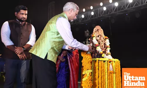 Bhubaneswar: External Affairs Minister Dr. S. Jaishankar attends the inauguration of the Mukteswar Dance Festival