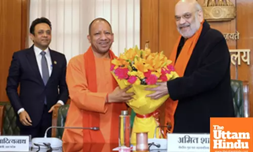 New Delhi: Union Home Minister Amit Shah and Uttar Pradesh CM Yogi Adityanath chair a review meeting on the implementation of three new criminal laws in Uttar Pradesh