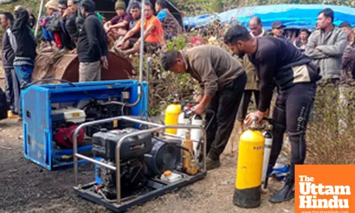 Dima Hasao: Rescue operations are underway for miners trapped inside a coal mine