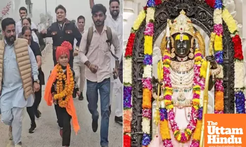 6-Year-Old Mohabbat Completes 1,100 Km Walk from Punjab to Ayodhya for Shri Ram Lallas Darshan