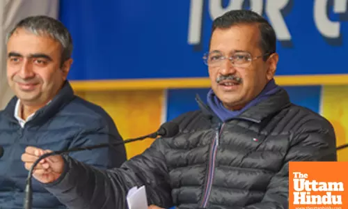 New Delhi: AAP National Convener Arvind Kejriwal addresses a press conference