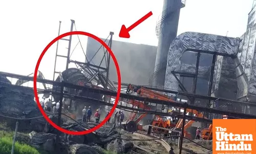 Over 30 Workers Trapped Under Debris After Chimney Collapse at Chhattisgarhs Kusum Plant