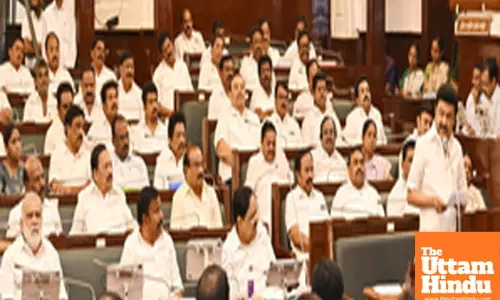 Chennai: Tamil Nadu CM MK Stalin speaks during the State Legislative Assembly session