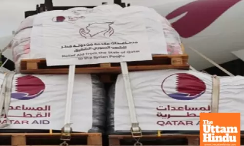 Qatar sends 31 tonnes of food aid to Syria