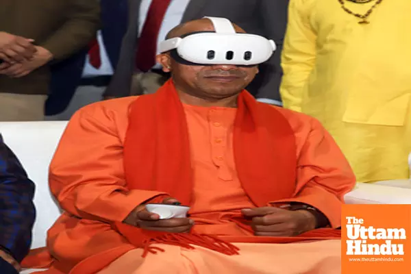 Prayagraj: Uttar Pradesh Chief Minister Yogi Adityanath inaugurates UP State Pavilion Exhibition and Kala Kumbh Exhibition Prayagraj: Uttar Pradesh Chief Minister Yogi Adityanath inaugurates UP State Pavilion Exhibition and Kala Kumbh Exhibition