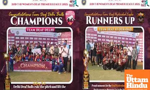 Deaf Delhi Bulls dominate claim ₹1,00,000 as runners-up earn ₹50,000 in star-studded ceremony