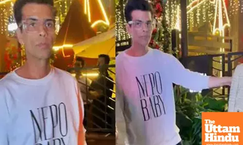 Karan Johar grabs eyeballs on meal outing with his ‘Nepo baby’ T-shirt