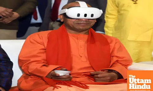 Prayagraj: Uttar Pradesh Chief Minister Yogi Adityanath inaugurates UP State Pavilion Exhibition and Kala Kumbh Exhibition