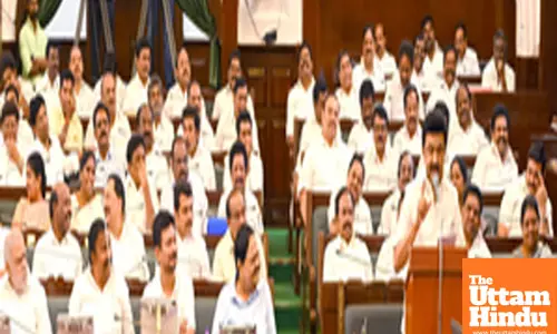 Chennai: Tamil Nadu Chief Minister MK Stalin speaks during the State Legislative Assembly session