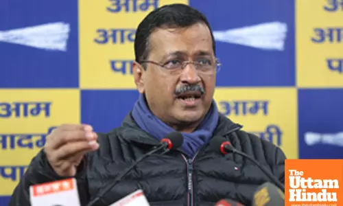 New Delhi: AAP National Convener Arvind Kejriwal addresses a press conference