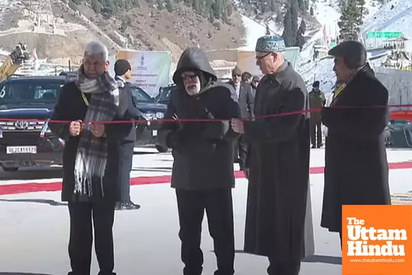 PM Modi inaugurates Z-Morh Tunnel, reducing 1-hour journey to just 15 minutes PM Modi inaugurates Z-Morh Tunnel, reducing 1-hour journey to just 15 minutes