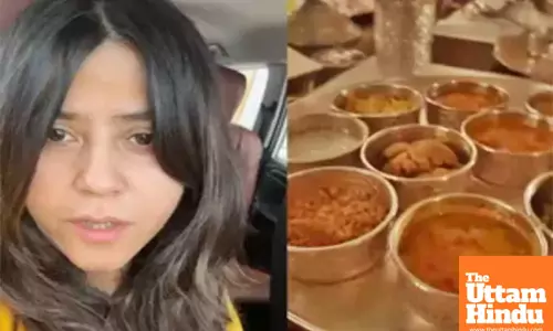 Ekta Kapoor enjoys yummy Rajasthani thali, says 2000 calories