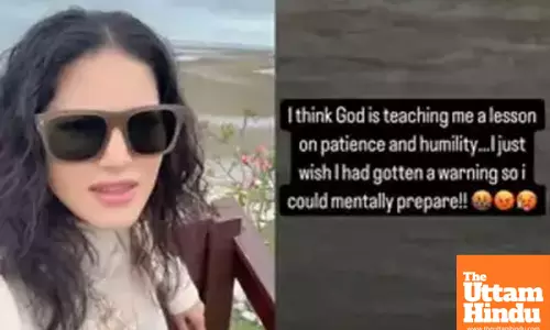 Sunny Leone thinks God is teaching her a lesson on patience, humility