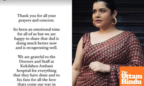 Shikha Talsania shares update on father Tiku Talsanias health