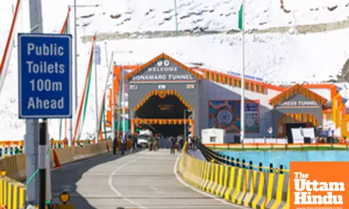 Ganderbal: A view of the newly inaugurated Z-Morh Tunnel