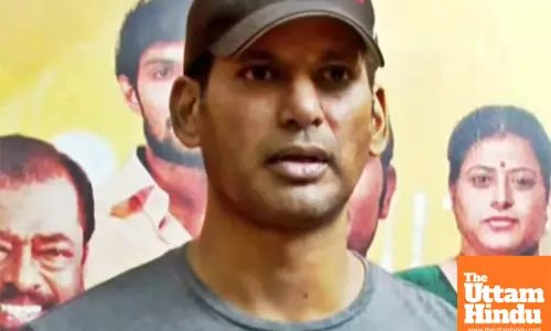 Vishal heaves sigh of relief as Madha Gaja Raja releases; Thanks God, audience for good response