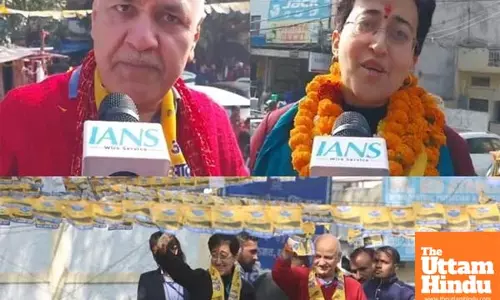 Kejriwal is in hearts of Delhiites: Atishi, Manish Sisodia rally people during roadshow