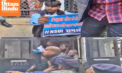 BSPC candidates shout Nitish Kumar Go Back during Bihar CMs Pragati Yatra