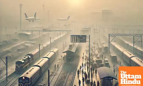 Dense Fog Disrupts Delhi-NCR: Over 50 Trains and 70 Flights Delayed, AQI Falls Below 250