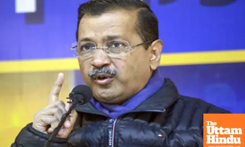 New Delhi: Aam Aadmi Party National Convener Arvind Kejriwal addresses a press conference