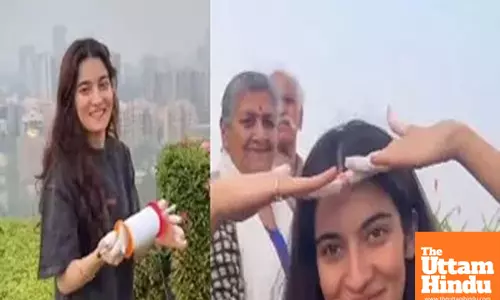 Pratibha Ranta celebrates Makar Sankranti with her grandparents