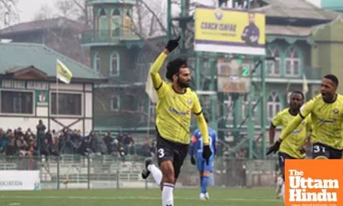I-League 2024-25: 10-men Real Kashmir hold fort against Sreenidi Deccan