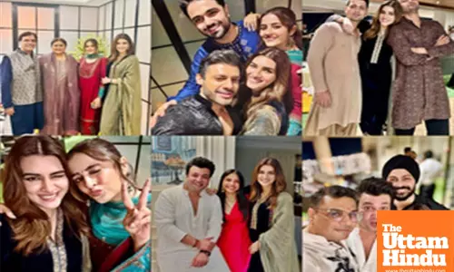 Kriti Sanon shares a wholesome family moment during Lohri celebration