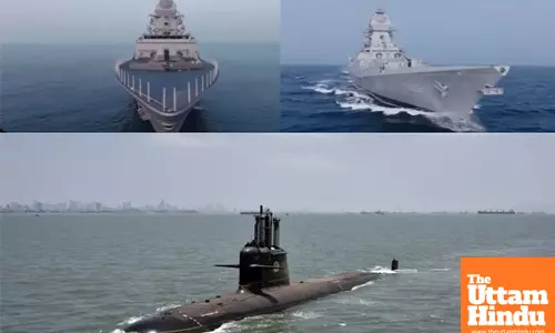 PM Modi Unveils 3 Naval Giants: INS Surat, Nilgiri, Vaghsheer Mark Historic Leap for India’s Naval Power